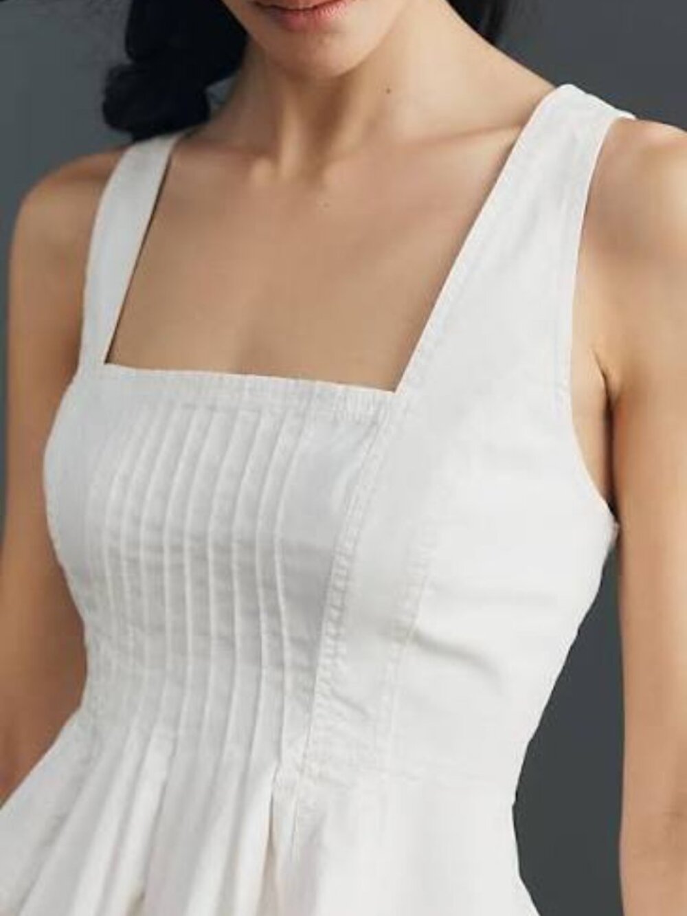 Anthropologie Pilcro Sleeveless Reworked Peplum Top - Picture 3 of 3
